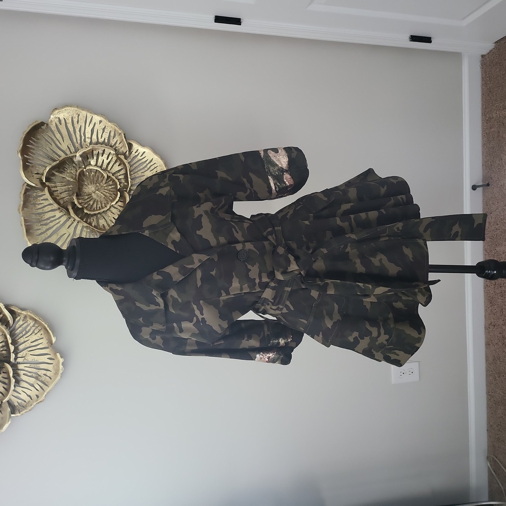 Quarter sleeve Army Fatigue Jacket